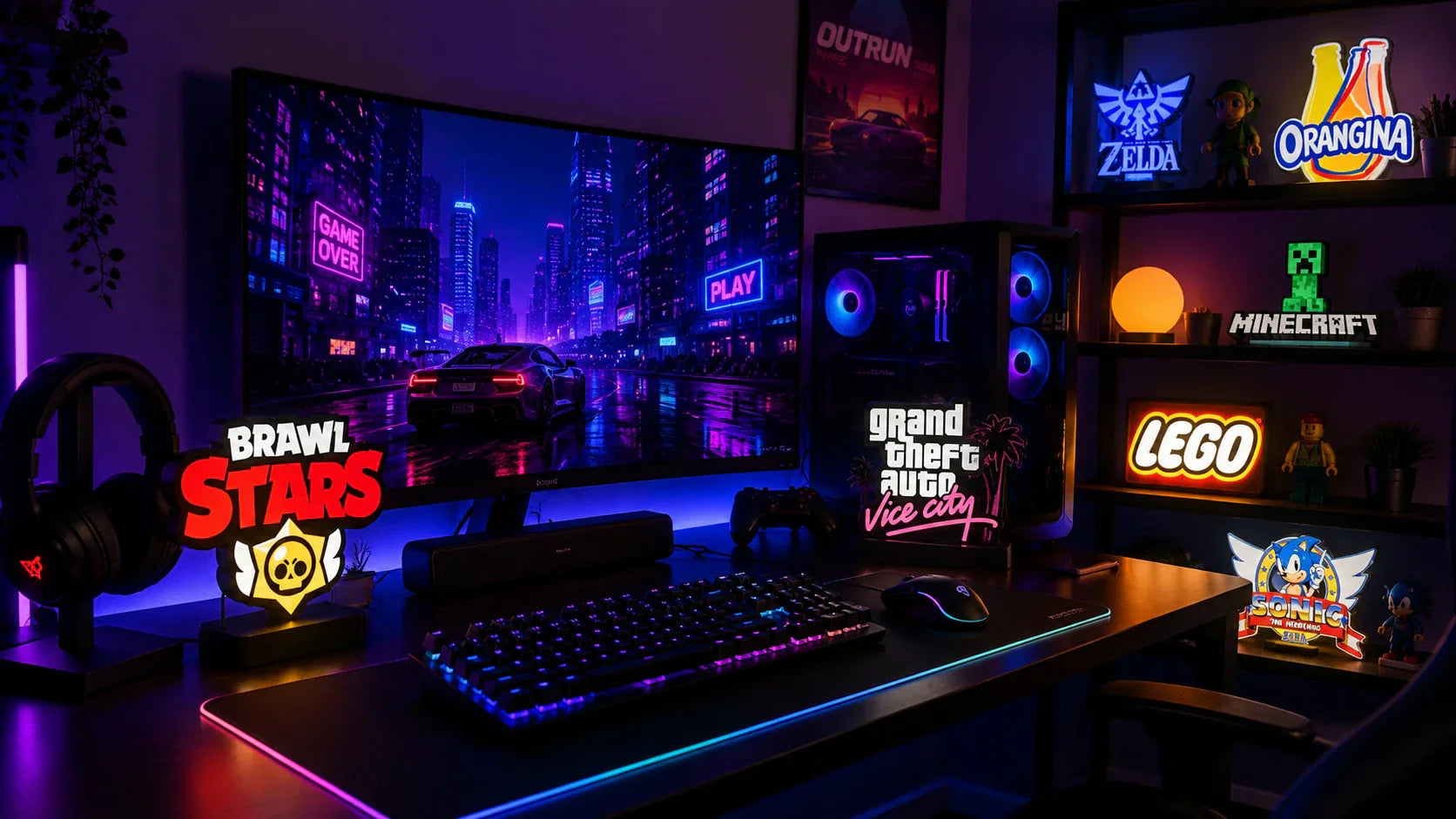 Lampes gaming : guide pour illuminer et décorer votre setup en 2026