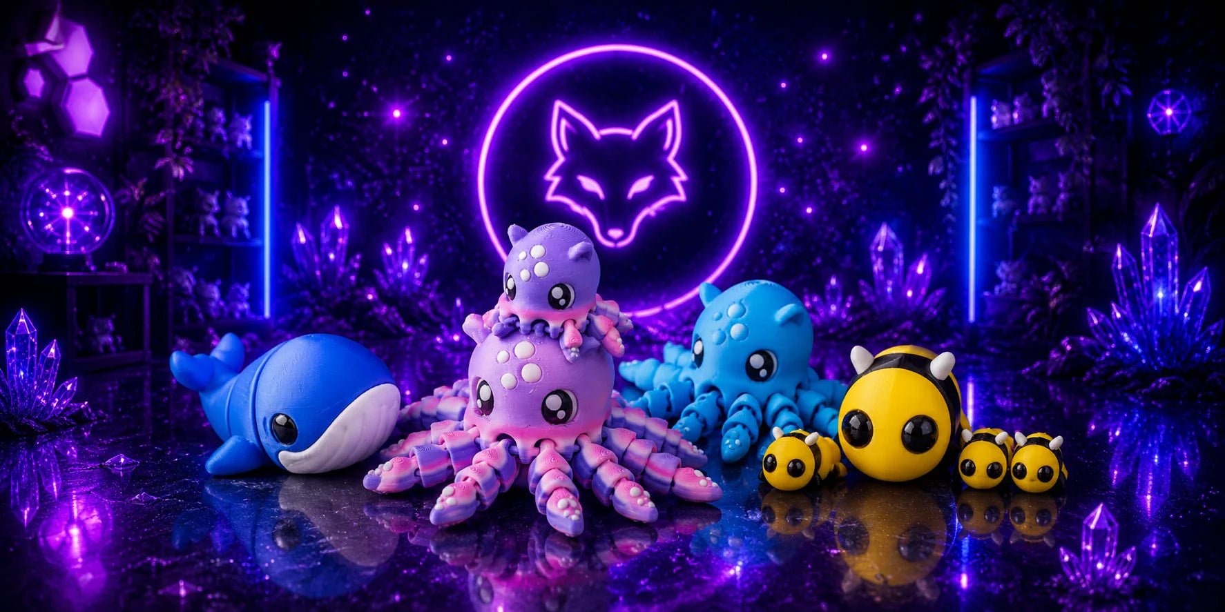 Figurines kawaii articulées - LampeGeek
