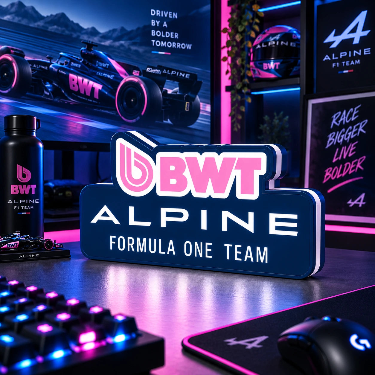 Lampe LED BWT Alpine F1 RGB – Formule 1