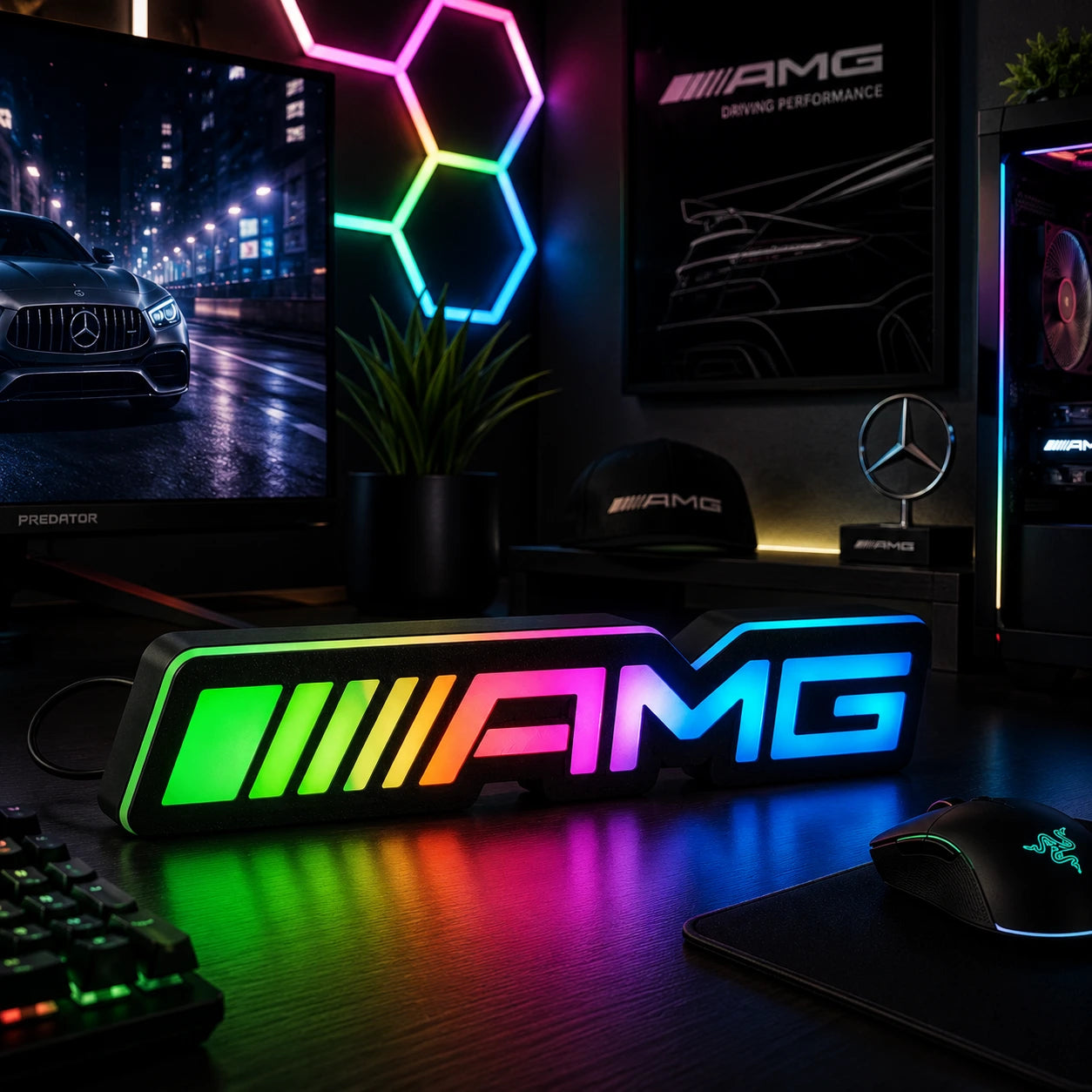 Lampe LED Mercedes-AMG RGB