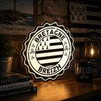 Lampe LED Bretagne Breizh Collector – Déco bretonne & régionale lumineuse LampeGeek
