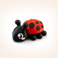 Coccinelle articulée kawaii Luna en impression 3D