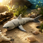 Grand requin articulé imprimé en 3D Mako