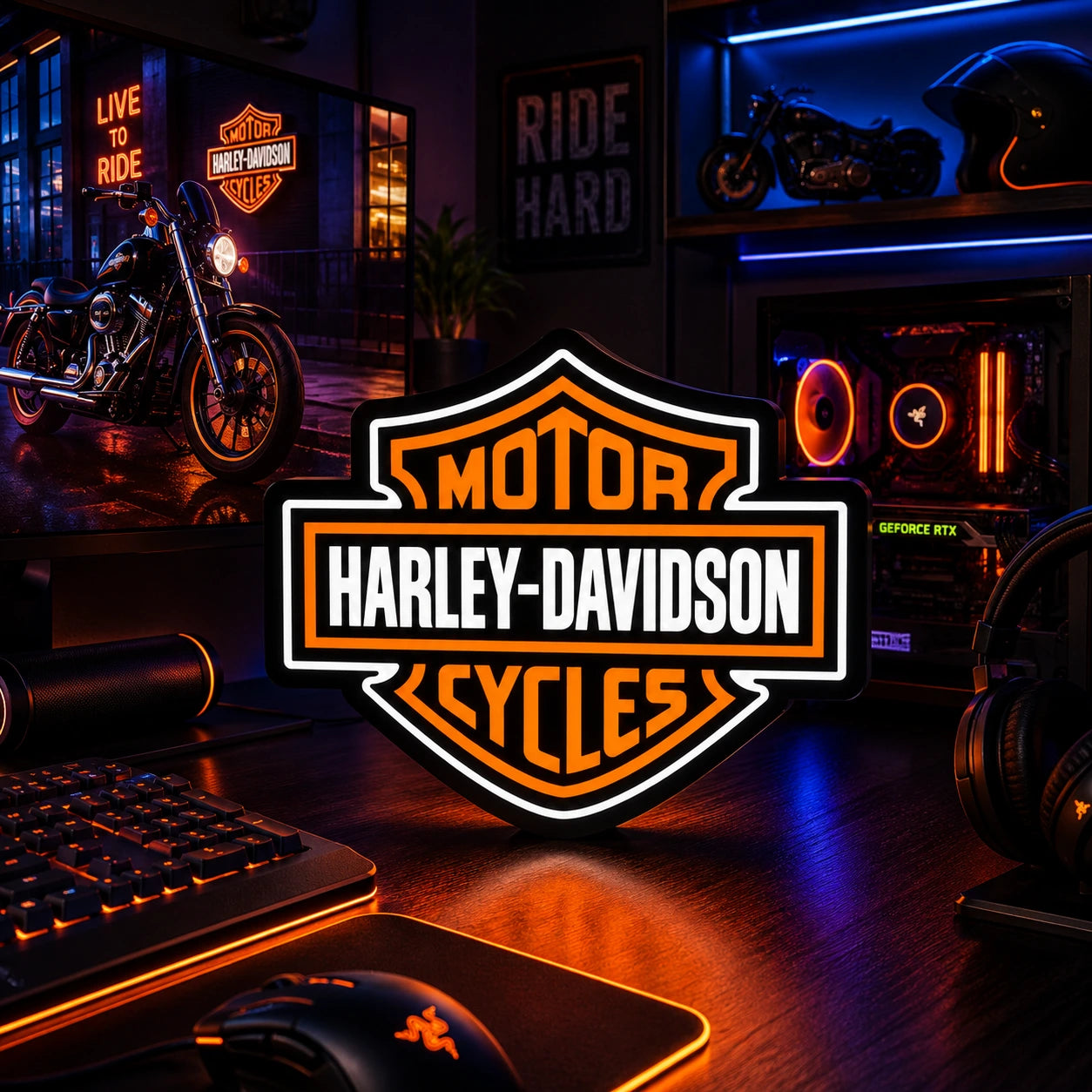 Lampe LED Harley-Davidson Bar & Shield