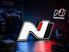 Lampe LED Hyundai N Collector – Déco automobile racing & performance LampeGeek