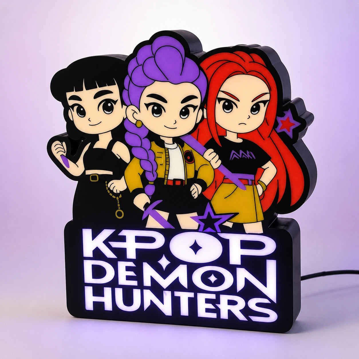 Lampe LED KPop Demon Hunters – HUNTR/X RGB