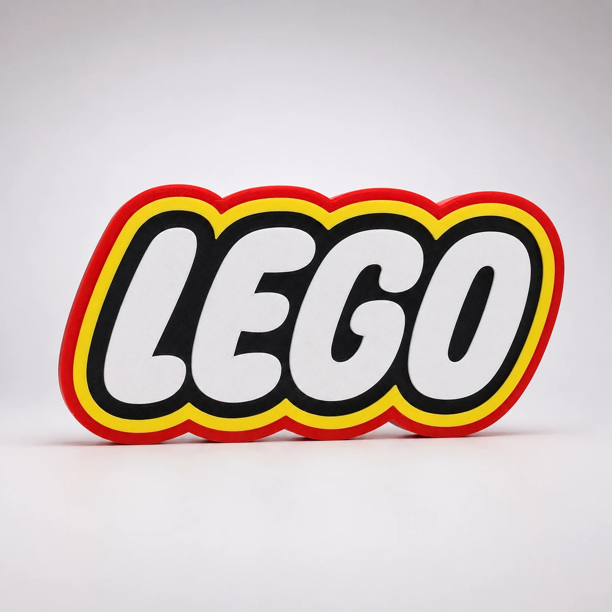 Plaque 3D LEGO – Décoration colorée 22 cm