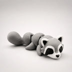Raton laveur kawaii Rasco en impression 3D