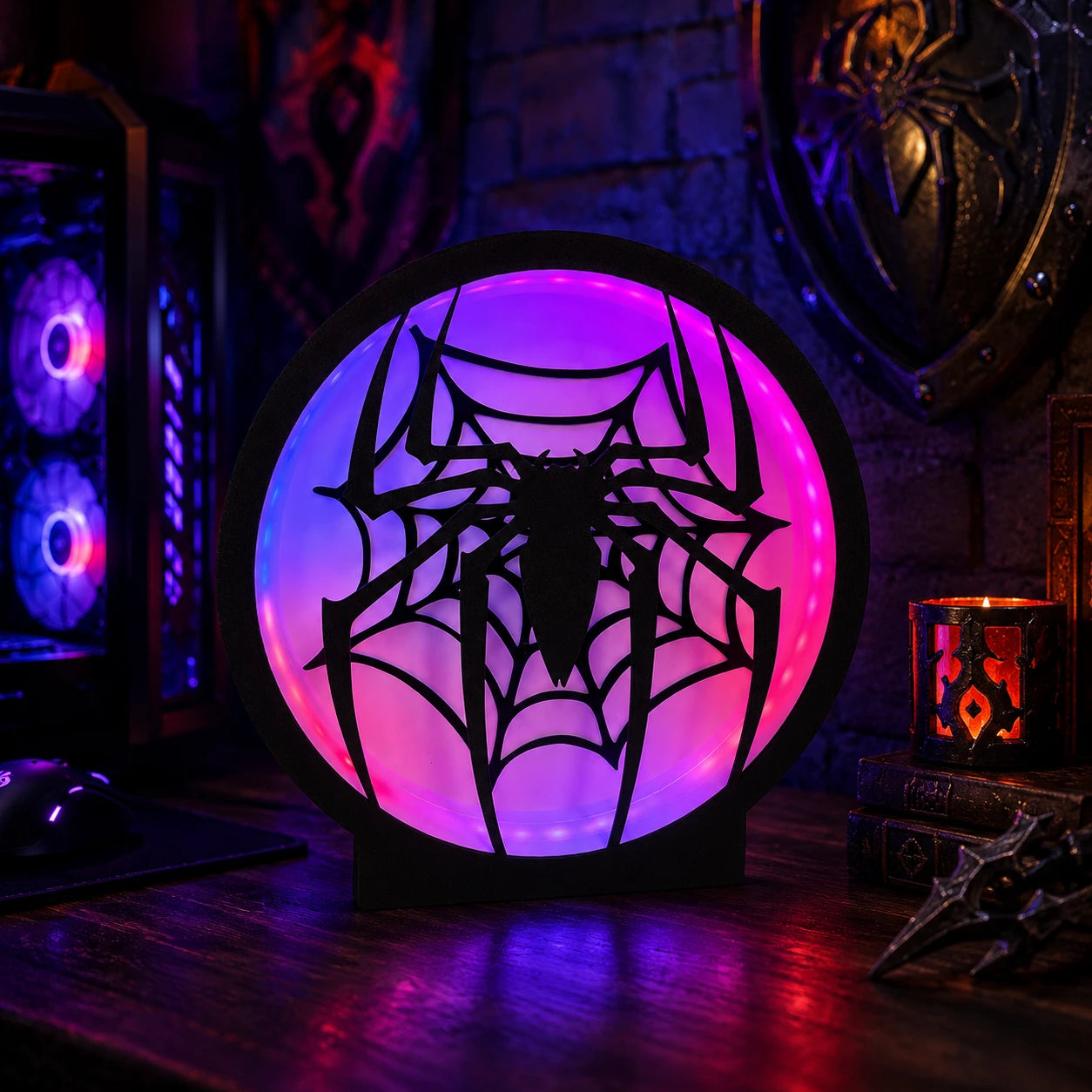 Lampe LED Spider-Man Araignée RGB