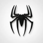 Logo Spider-Man 3D – Décoration murale noire