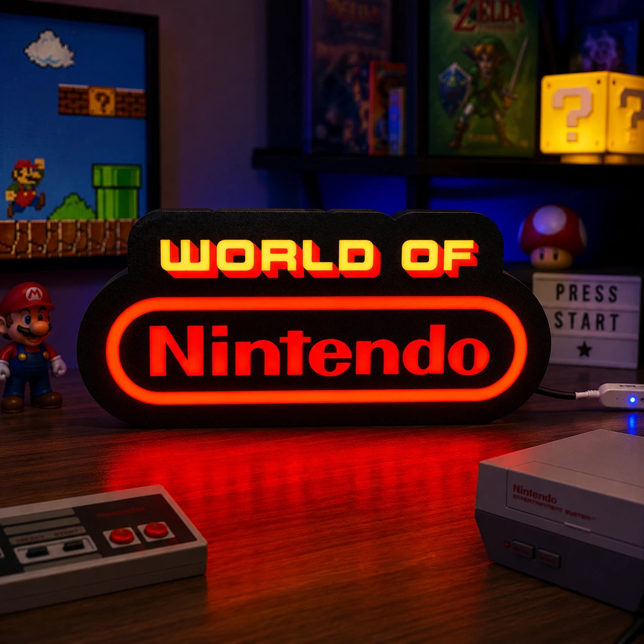 Lampe LED Nintendo RGB – World of Nintendo