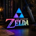 Lampe LED Zelda RGB pour setup gaming fantasy