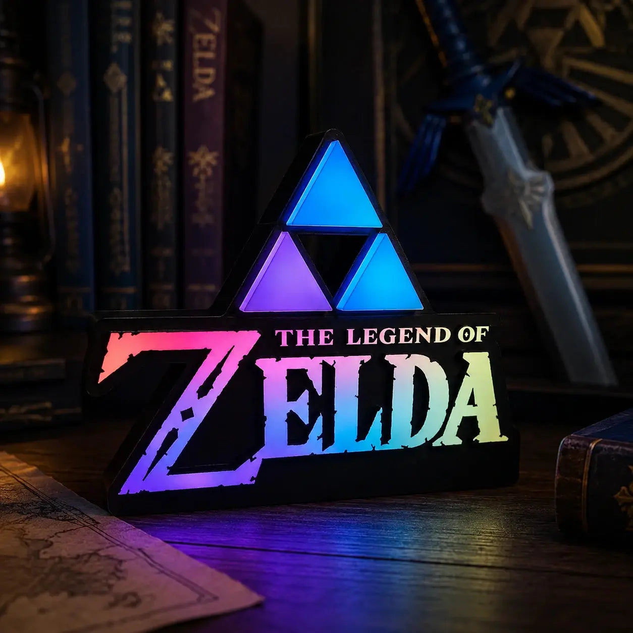 Lampe LED Zelda RGB pour setup gaming fantasy
