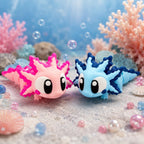 Axolotl articulé kawaii en impression 3D – Lilo - LampeGeek