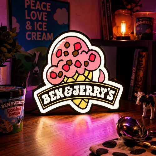 Lampe LED Ben & Jerry’s Collector – Déco Gourmande RGB LampeGeek