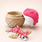 Candyra – Œuf Dragon Bonbon avec bébé dragon articulé - LampeGeek