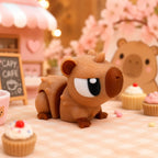 Choco – Capybara Kawaii Articulé - LampeGeek