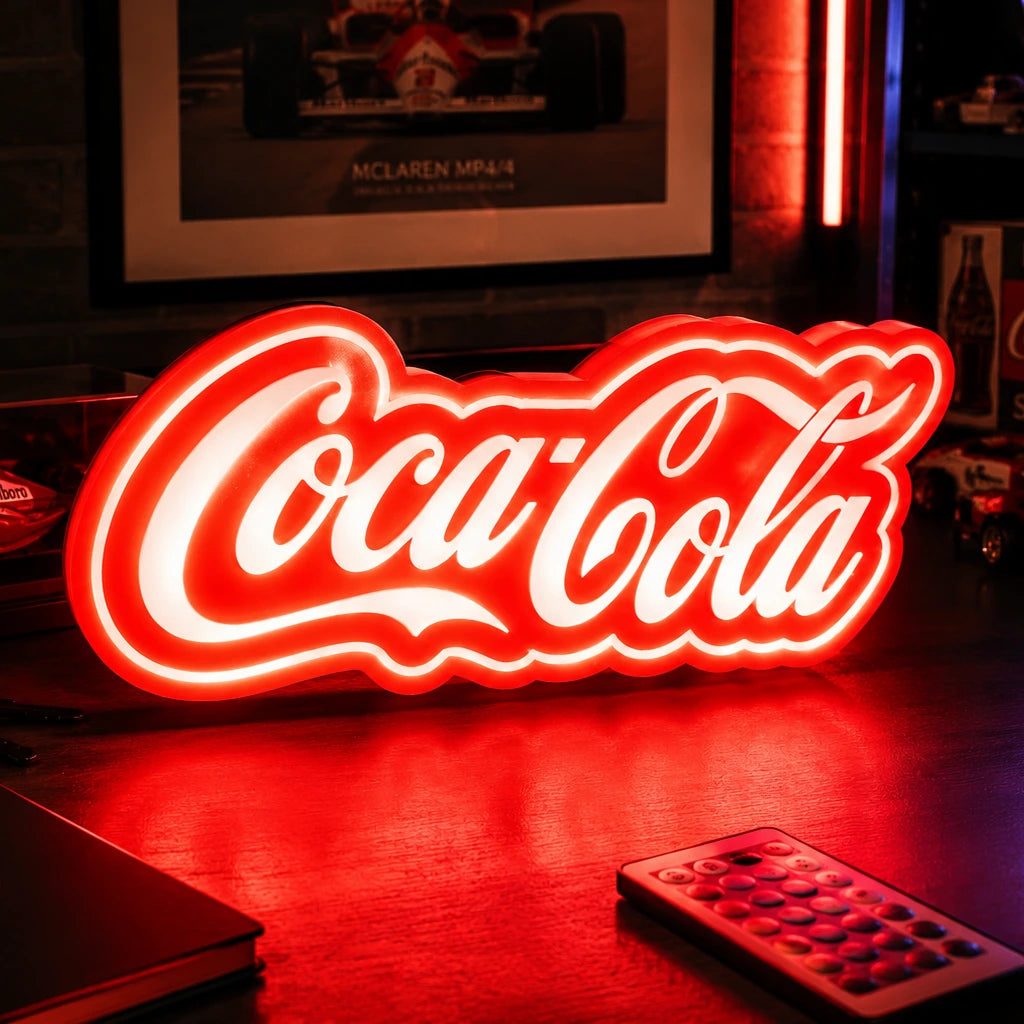 Lampe LED Coca-Cola Collector – Déco rétro & street icon lumineuse LampeGeek