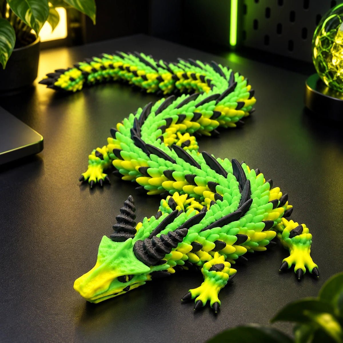 Dragon articulé 42 cm - LampeGeek