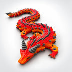 Dragon articulé 42 cm – Impression 3D - LampeGeek