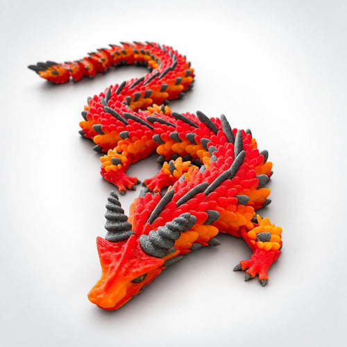 Dragon articulé 42 cm – Impression 3D - LampeGeek