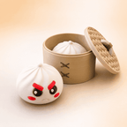 Dumpling Kawaii – Figurine food cute avec boîte vapeur - LampeGeek