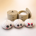 Dumpling Kawaii – Figurine food cute avec boîte vapeur - LampeGeek