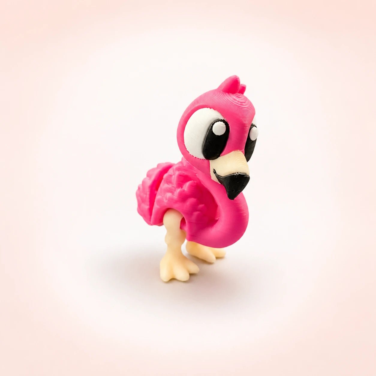 Flammy – Flamant rose kawaii en impression 3D - LampeGeek