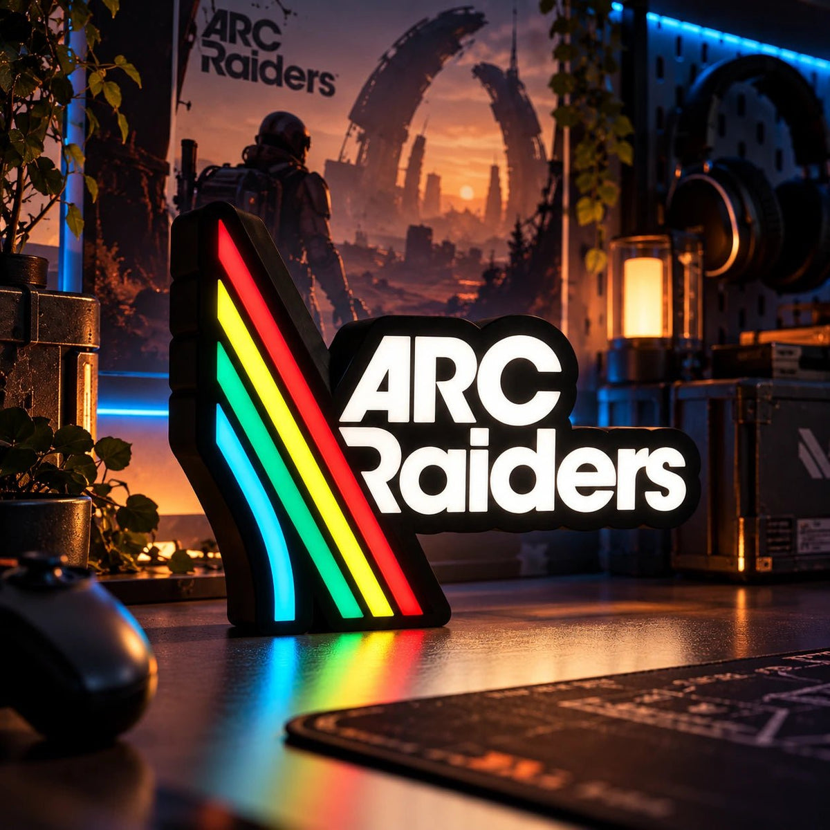 Lampe LED ARC Raiders – Logo RGB - LampeGeek
