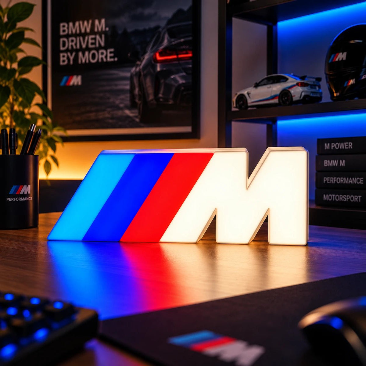 Lampe LED BMW M RGB – Logo Motorsport - LampeGeek