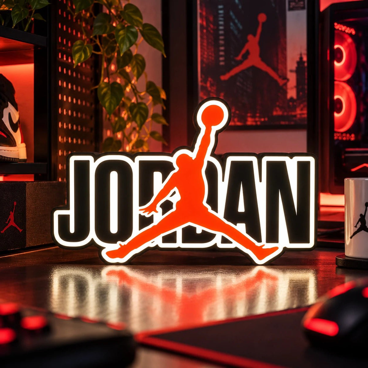 Lampe LED Jordan – Jumpman Basketball - LampeGeek