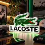 Lampe LED Lacoste – Logo Crocodile - LampeGeek