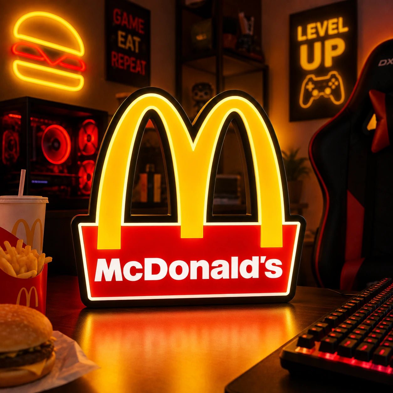 Lampe LED McDonald’s - LampeGeek