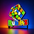 Lampe LED Rubik’s Cube – Déco Rétro Gaming RGB - LampeGeek
