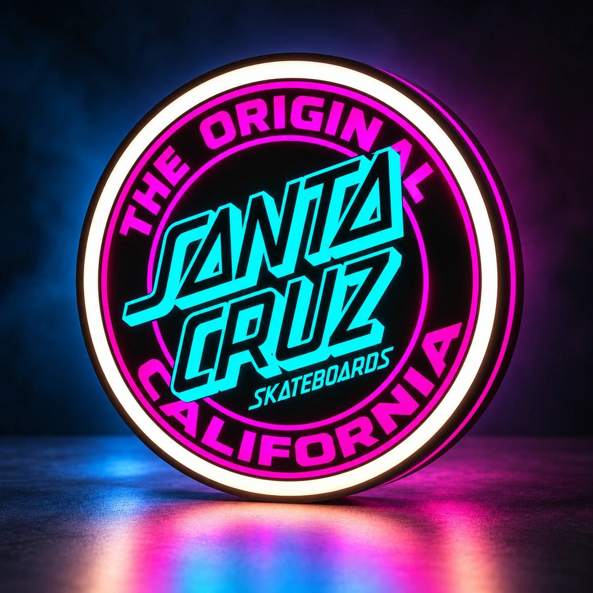 Lampe LED Santa Cruz RGB – Déco Skate & Streetwear - LampeGeek