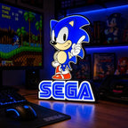 Lampe LED Sonic Sega – Gaming Rétro RGB - LampeGeek