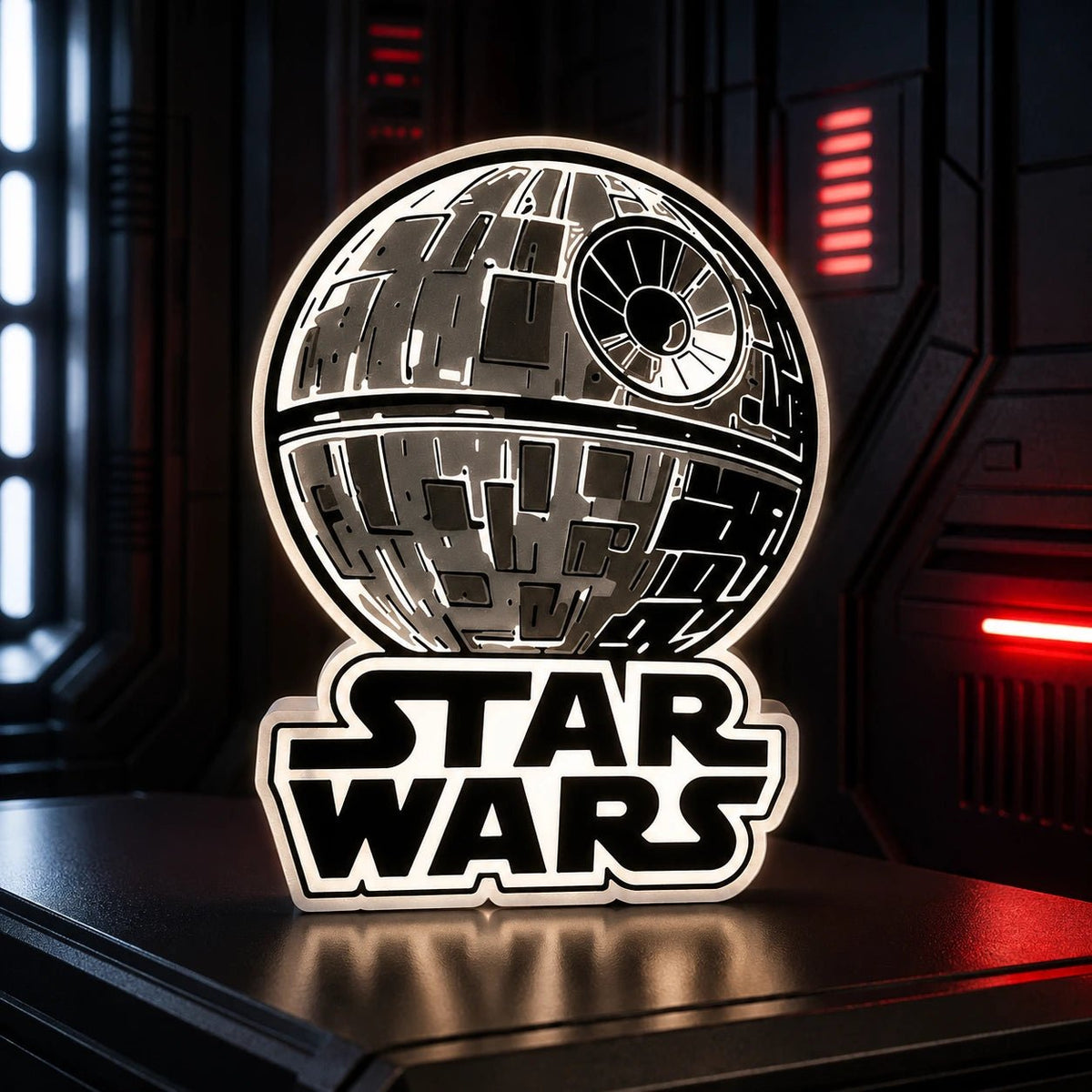 Lampe LED Star Wars Étoile de la Mort – RGB - LampeGeek