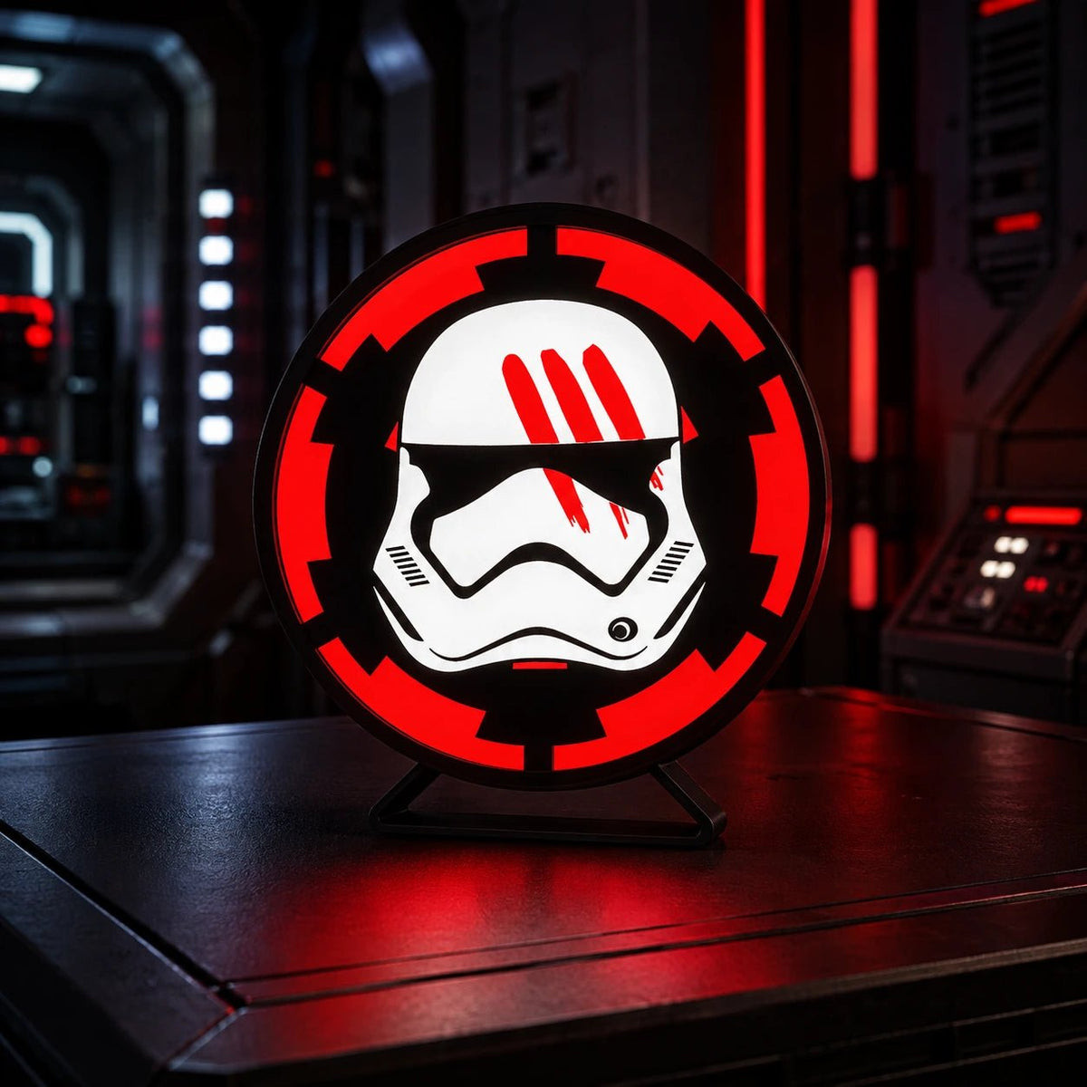 Lampe LED Stormtrooper Rouge – Déco Star Wars - LampeGeek