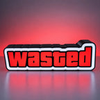 Lampe LED Wasted GTA RGB – Déco Gaming - LampeGeek