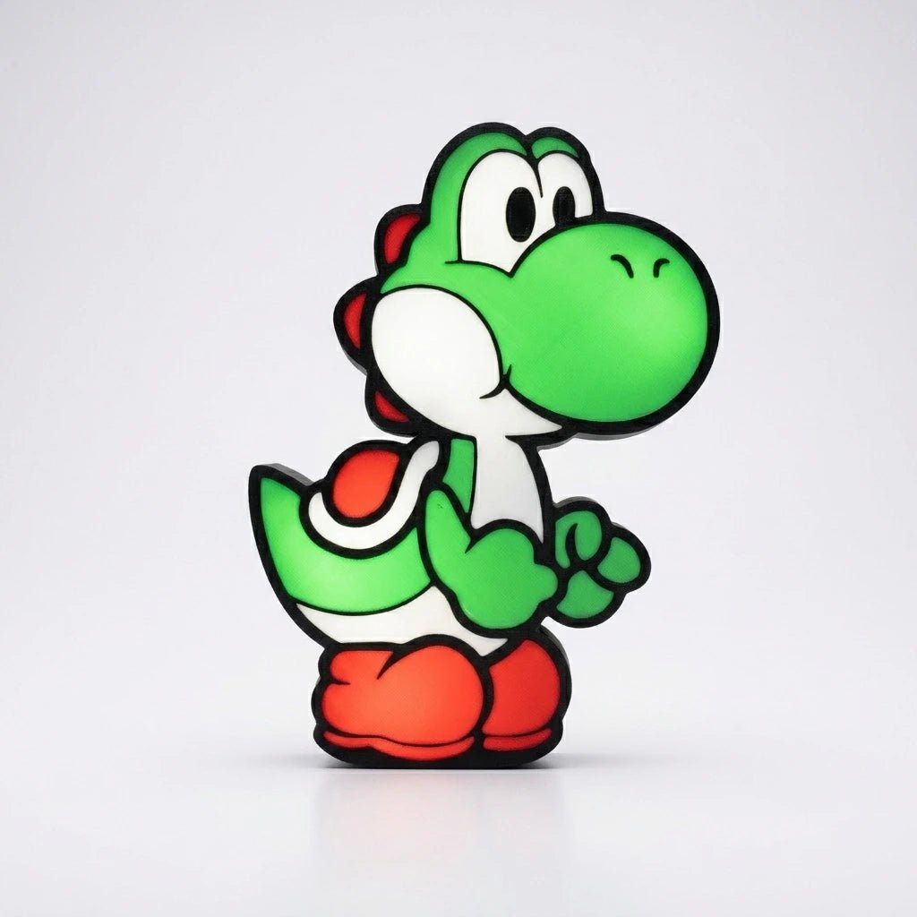 Lampe LED Yoshi RGB – Déco Mario & Gaming - LampeGeek