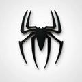 Logo Spider-Man 3D – Décoration murale noire - LampeGeek