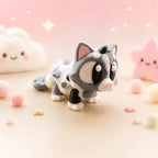 Mochi – Chaton kawaii articulé en impression 3D - LampeGeek