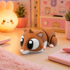 Moka – Mini hamster articulé kawaii - LampeGeek