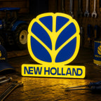 Lampe LED New Holland Collector – Déco agricole & tracteur lumineuse LampeGeek