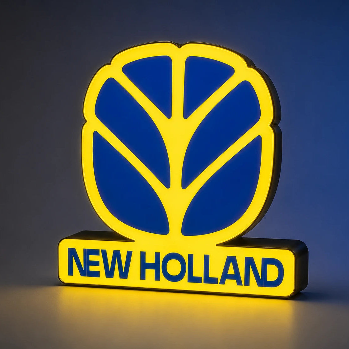 Lampe LED New Holland Collector – Déco agricole & tracteur lumineuse LampeGeek