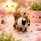 Noisette – Écureuil kawaii en impression 3D - LampeGeek