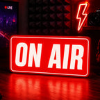 Lampe LED ON AIR Collector – Déco studio, streaming & gaming lumineuse LampeGeek