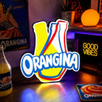 Lampe LED Orangina Collector – Déco rétro & street icon lumineuse LampeGeek
