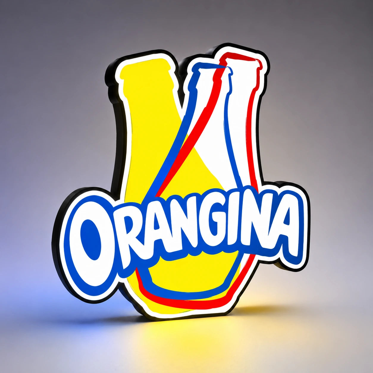 Lampe LED Orangina Collector – Déco rétro & street icon lumineuse LampeGeek
