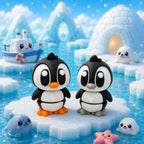 Pingo – Pingouin Kawaii Articulé - LampeGeek